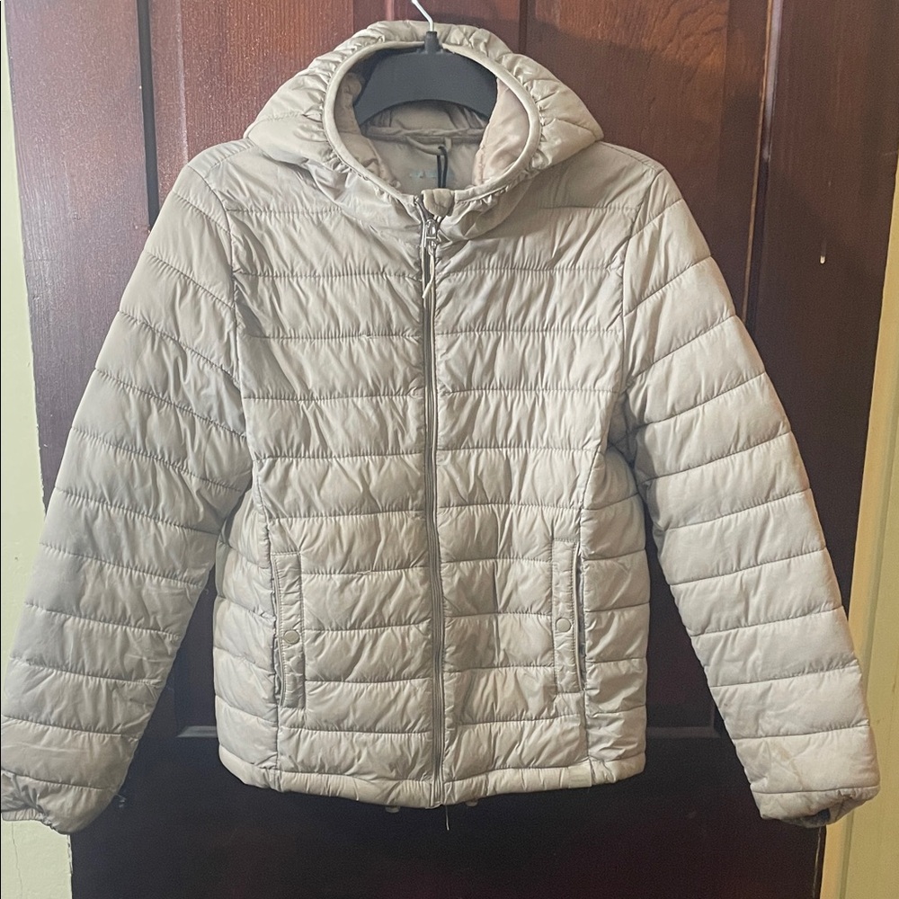 Pull&Bear Light Tan Kids Puffer Jacket